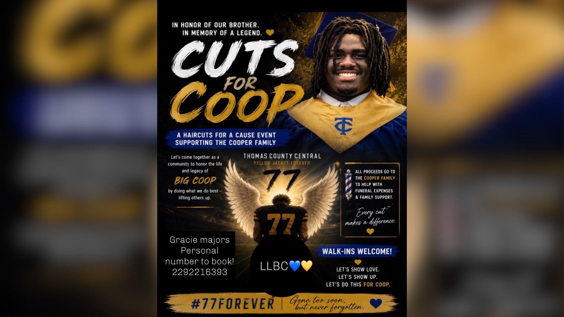Stylist hosts fundraiser for Thomas County Central graduate killed in ...
