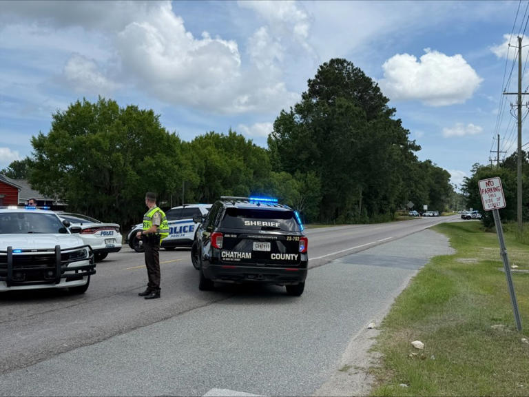 Heavy law enforcement presence in Pooler