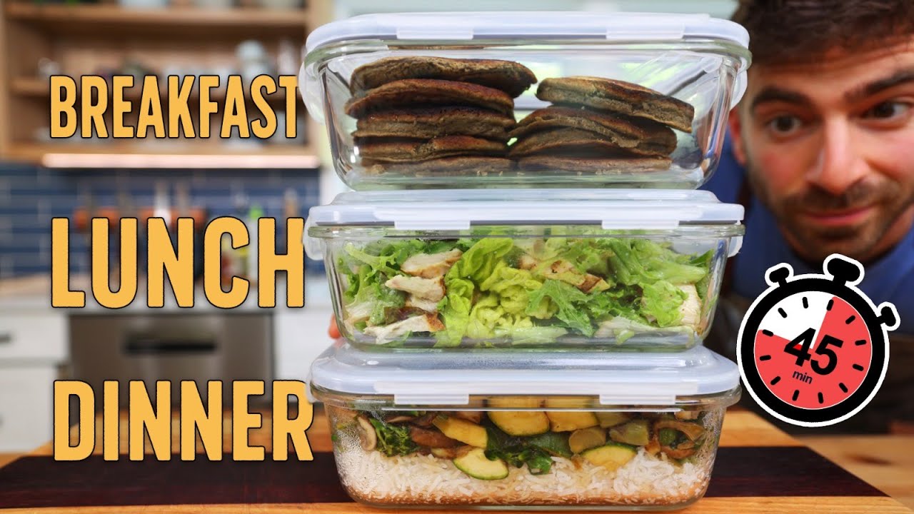 I prep a full day of meals in minutes 🍽️