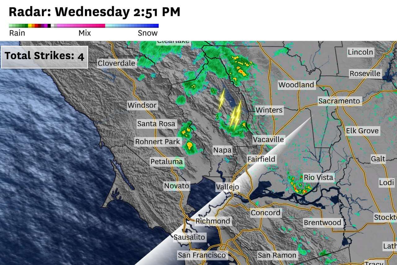 Bay Area rain chances increase as storm pivots