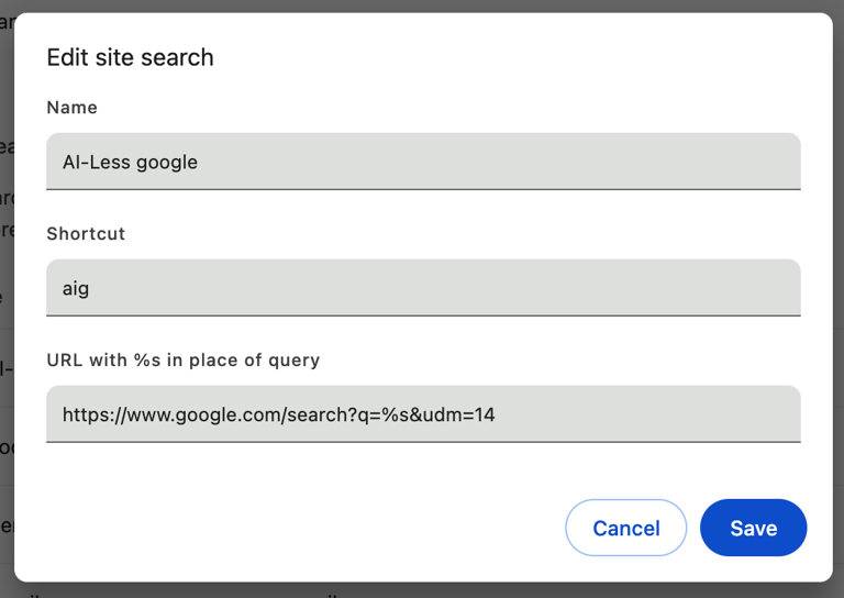 I found an easy way to automatically keep AI out of my search results ...