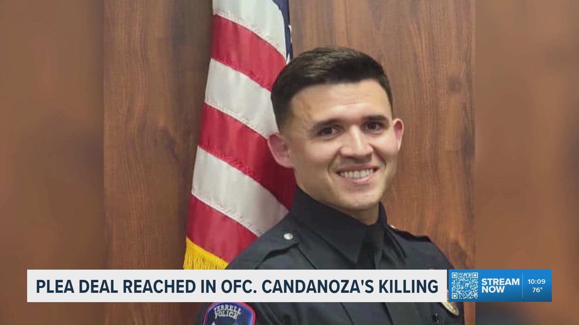 Man pleads guilty in killing of Terrell officer Jacob Candanoza
