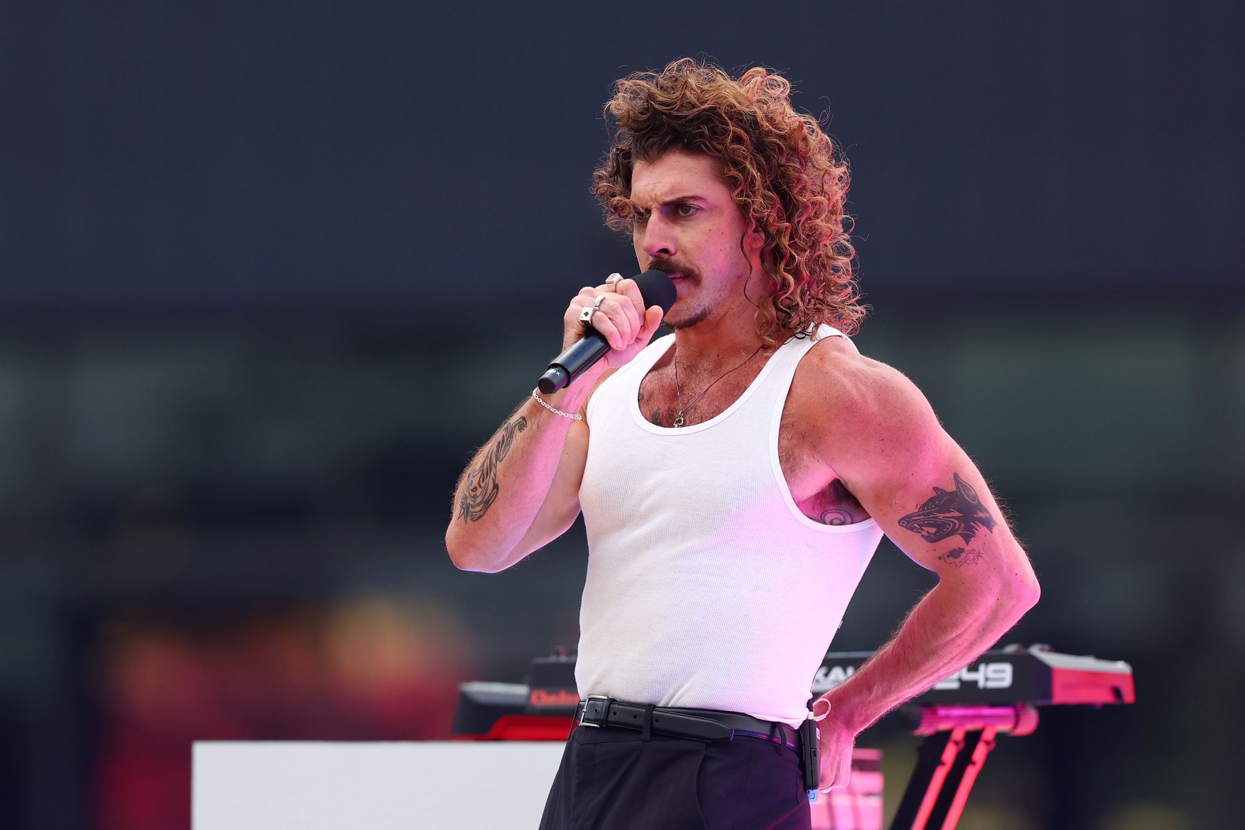 Keli Holiday puts his hand up for Eurovision