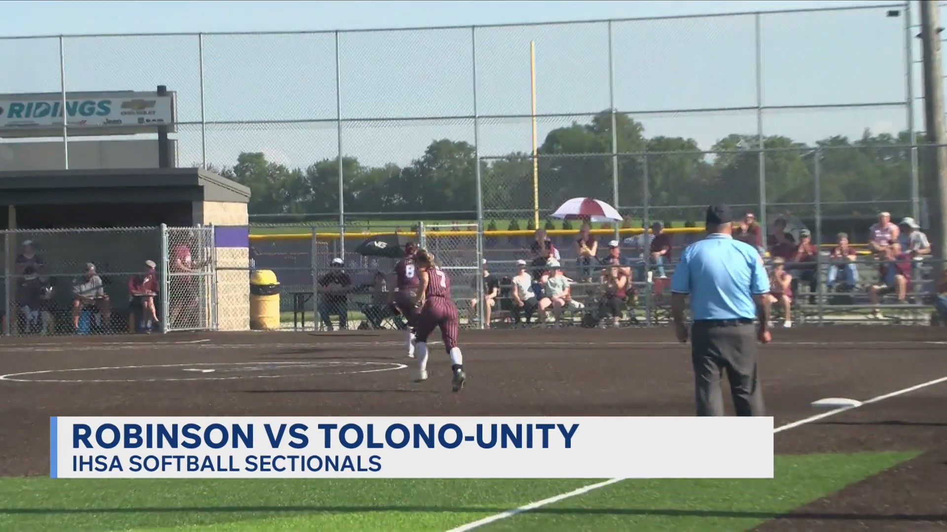 Robinson vs Tolono-Unity girls softball sectionals
