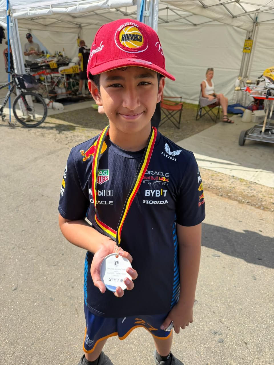 Pembalap Indonesia Altaf Ridwan tembus final FIA Karting Academy Trophy ...