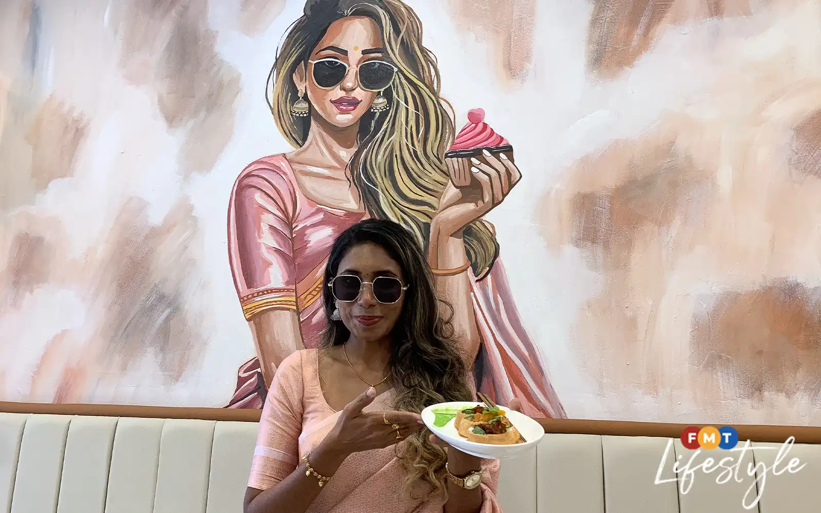 This ‘sooshi’ fuses zesty Japanese flavours with spicy Indian
