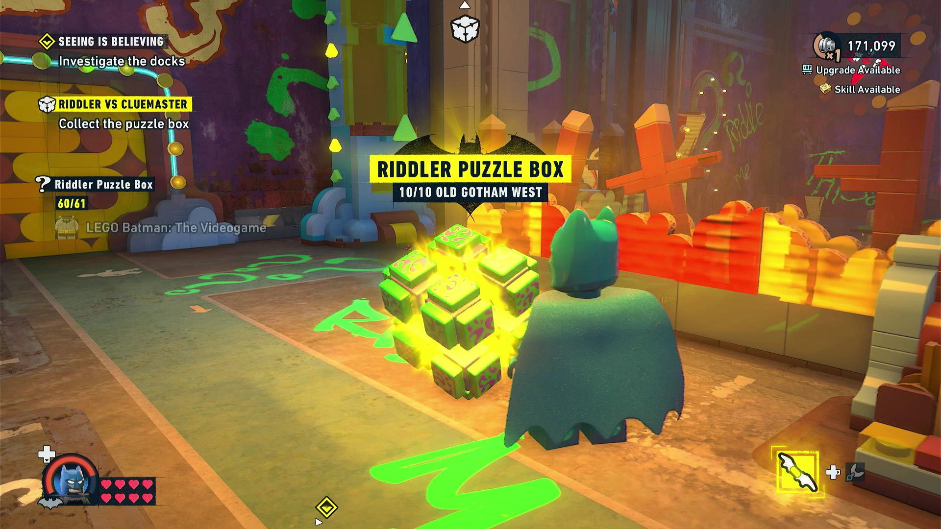 Old Gotham West Riddler puzzle locations & solutions