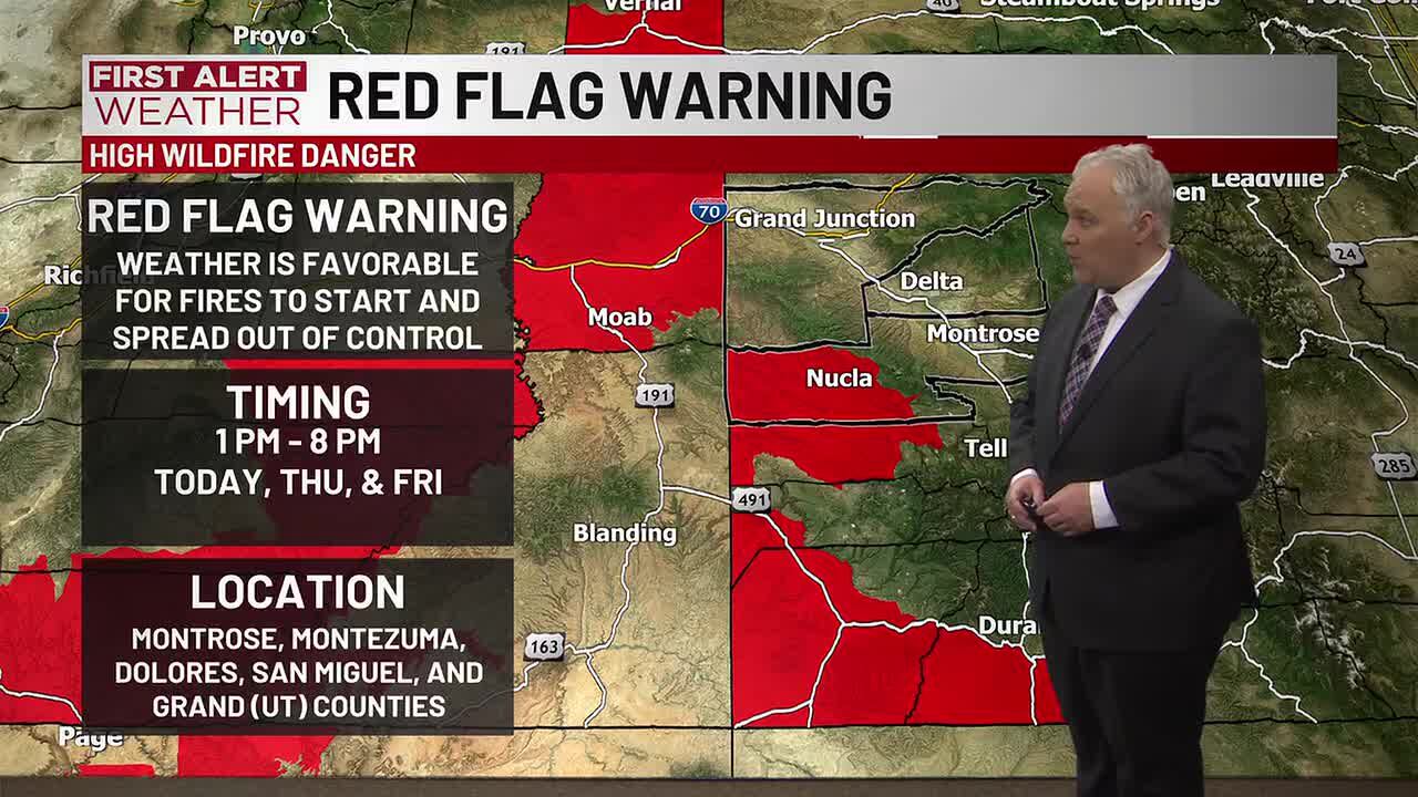 First alert | Wildfire risk elevated amid gusty wind on Thursday