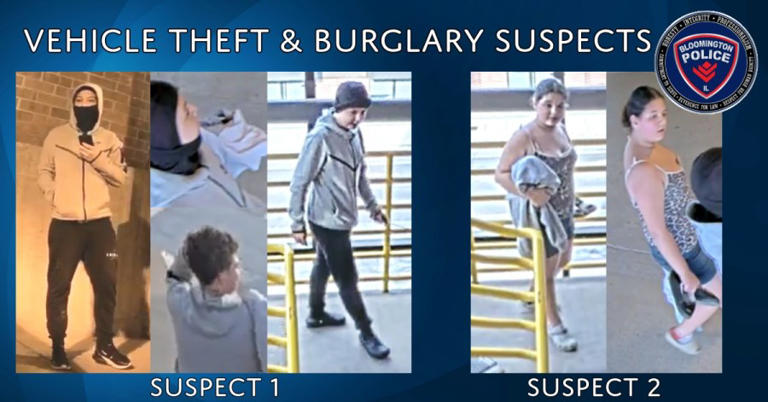Bloomington police looking for theft suspects