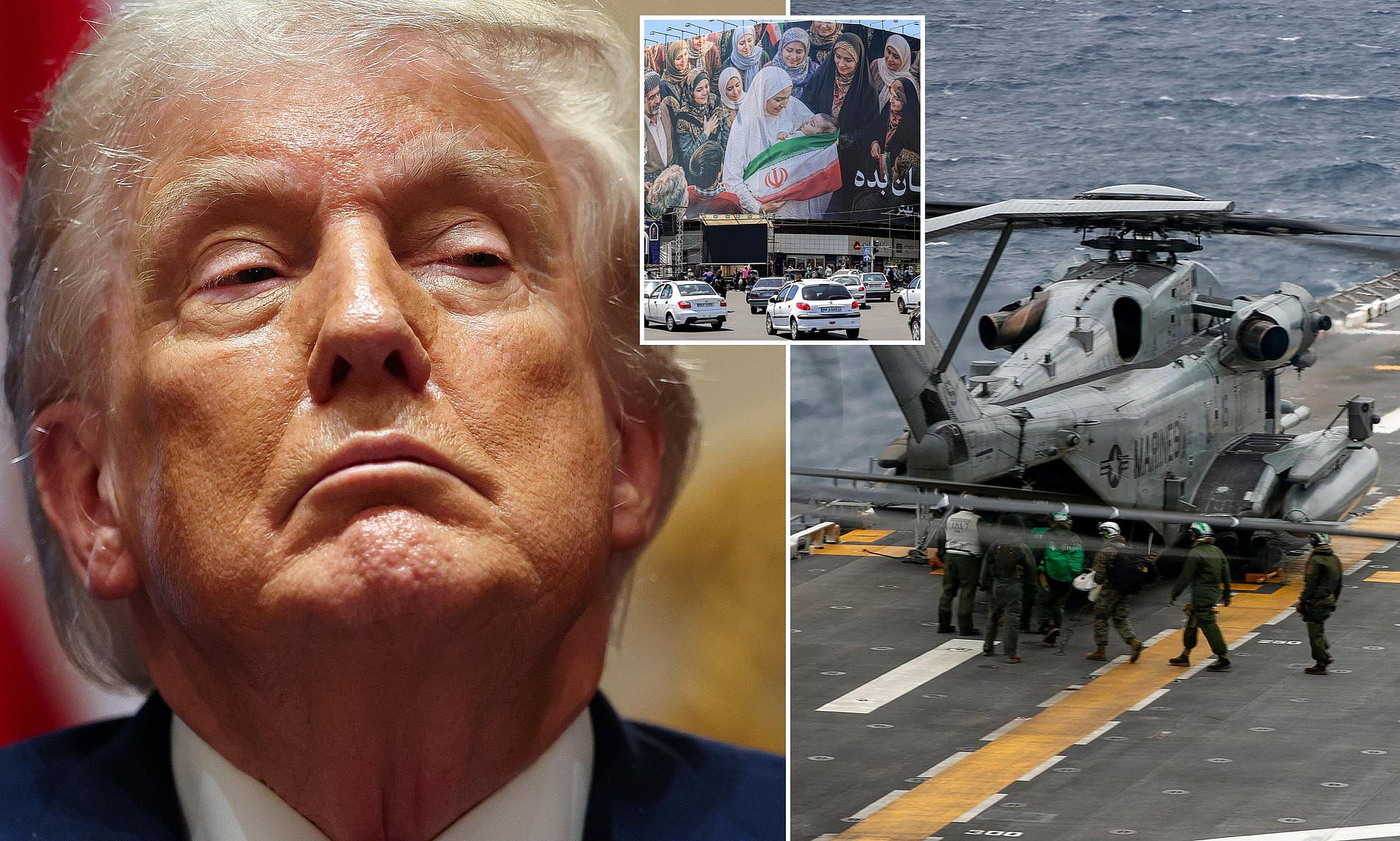 US strikes military site in Iran as Trump blasts Tehran's peace plan as ...