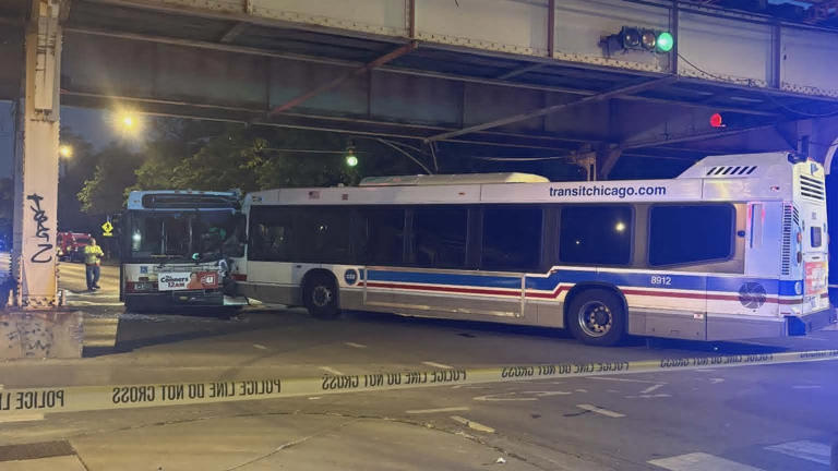 At least 8 people injured in crash involving 2 CTA buses: police