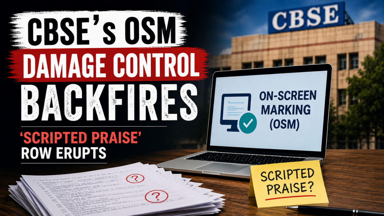 CBSE’s OSM damage control backfires as schools push coordinated ...