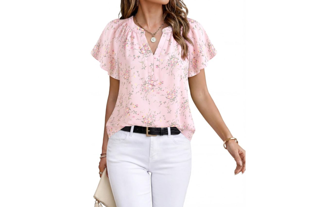 Timeson Womens Summer Tops Short Sleeve