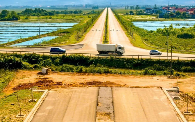 Bị công ty BOT tố phá taluy đường tránh Đồng Hới khi thi công nút giao ...