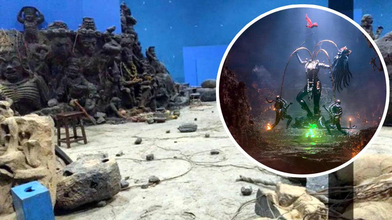 SS Rajamouli's 'Varanasi' set photo turns up online; Mahesh Babu ...