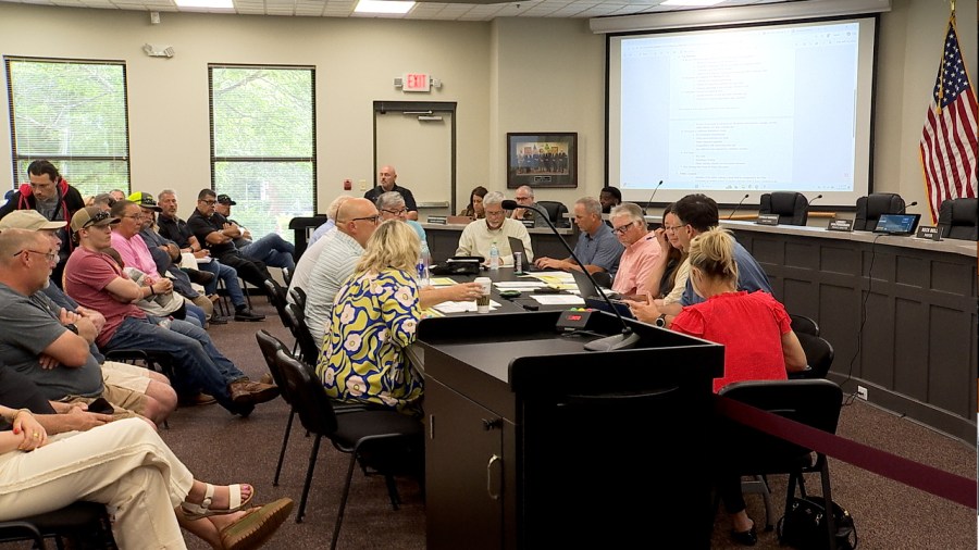 Residents pack Lebanon City Hall over proposed wastewater plant sites