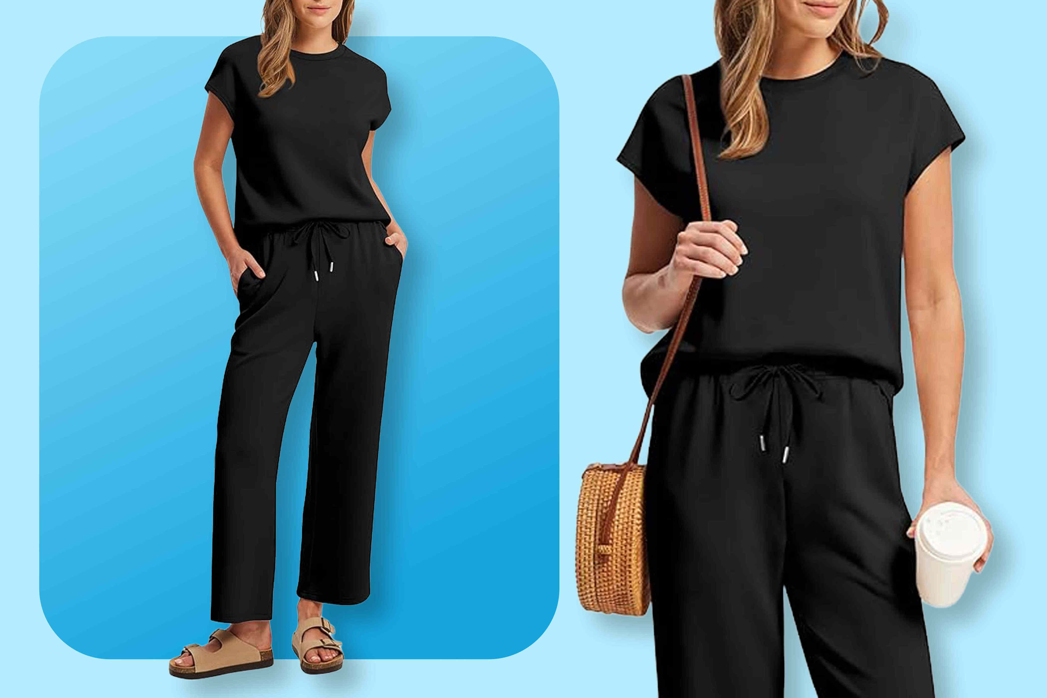 This 'soft and silky' matching set is a shopper go-to for travel days ...