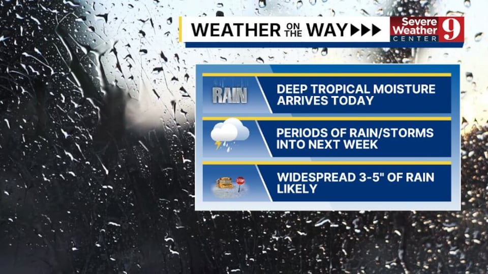 Central Florida braces for days of rain and storms