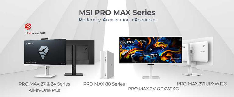 MSI's Pro Max desktops and monitors are built to make you more productive