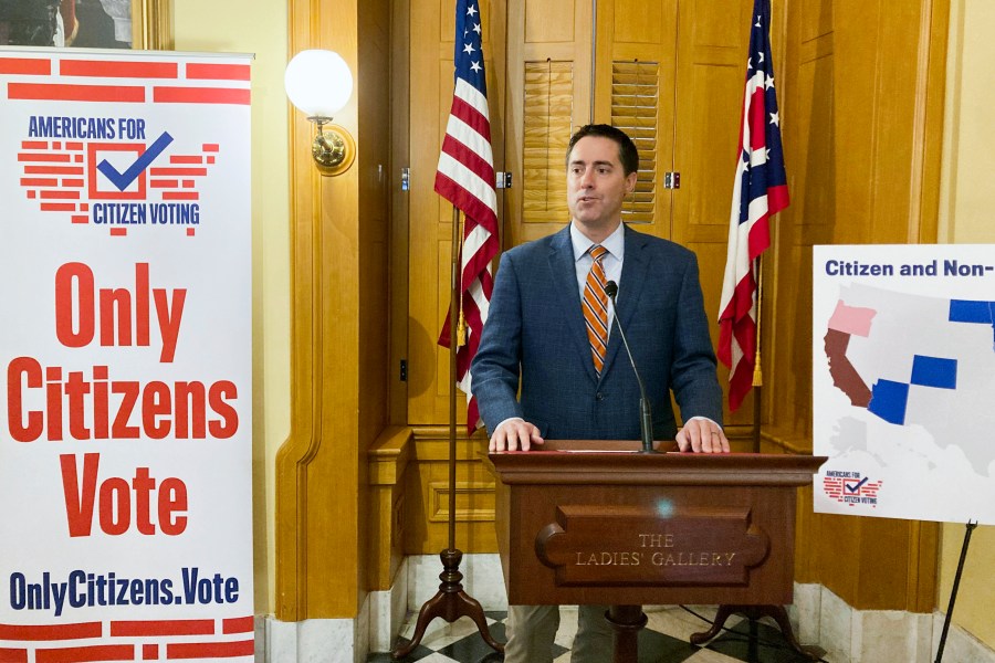 Ohio secretary of state votes provisionally after overseas ballot ...