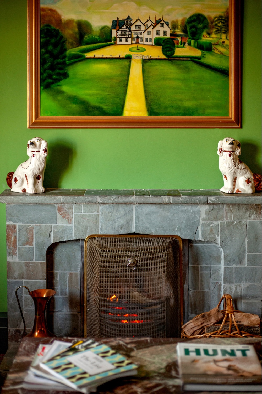 Inside an 18th century gate lodge