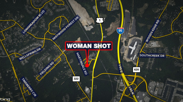 Woman hospitalized after shooting on Martingale Road in Chesterfield