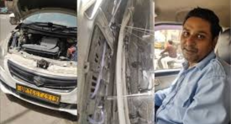 Taxi driver’s desi jugaad AC hack goes viral amid severe heatwave