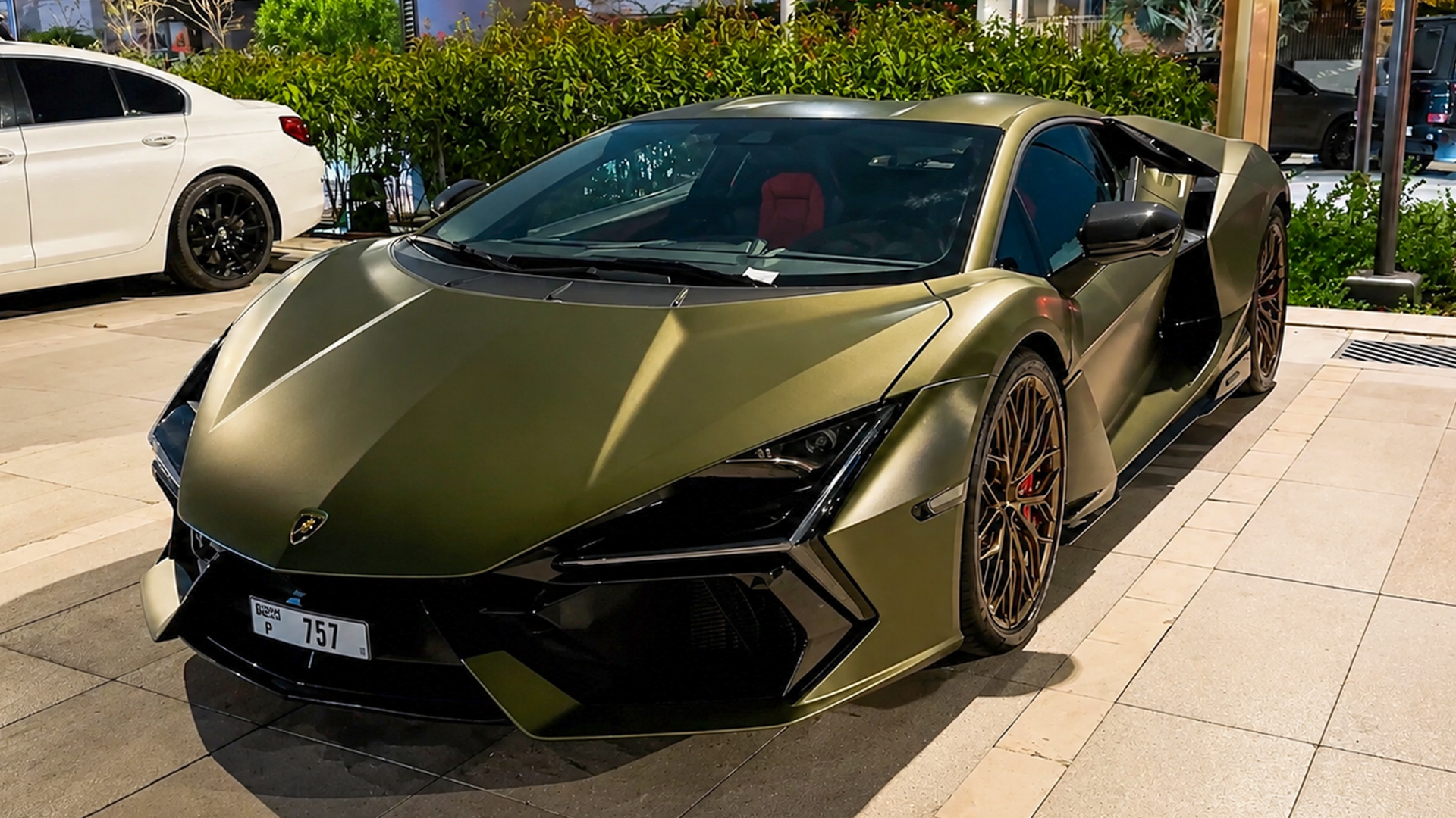 $700,000 Lamborghini Revuelto sitting at Dubai luxury spot