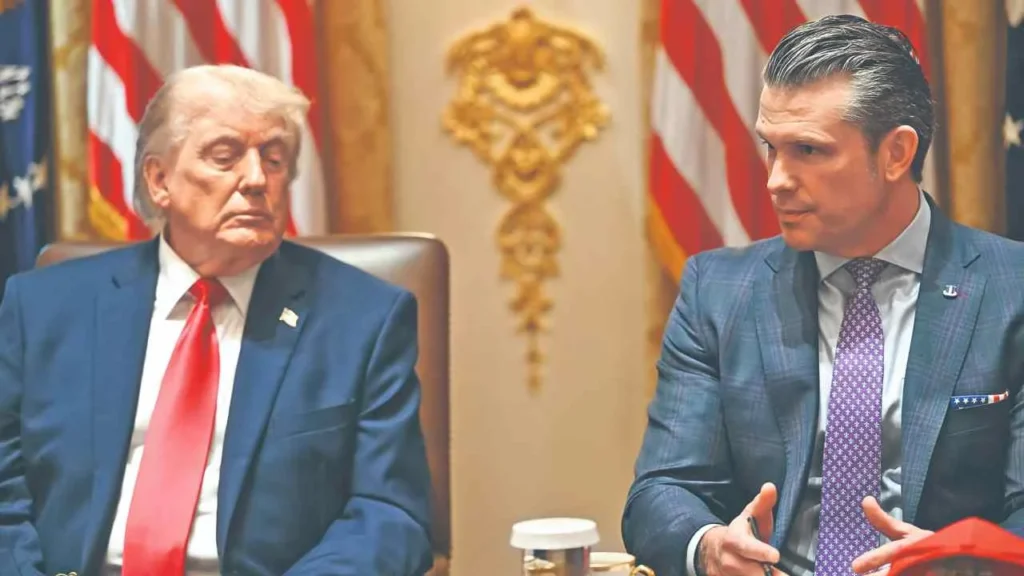 ‘Vamos a la guerra contra los cárteles’, proclama Hegseth ante Trump