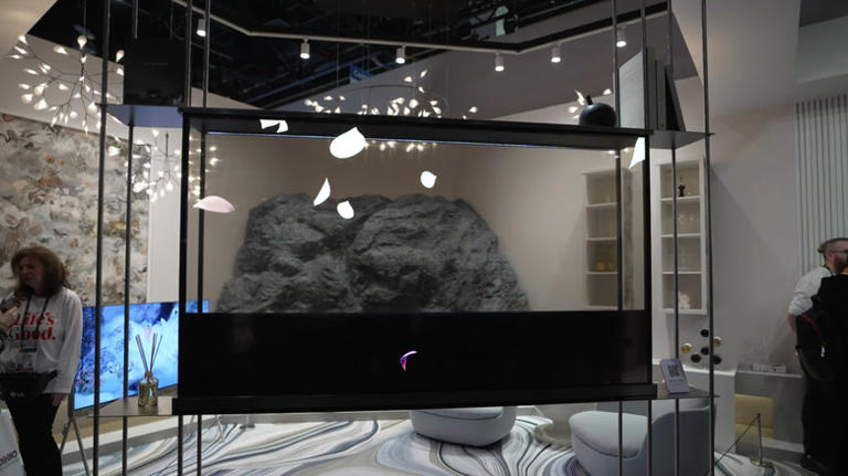 How exactly does LG's transparent TV tech work?