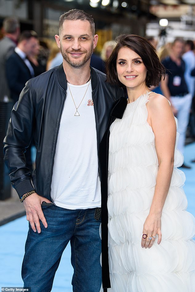 Charlotte Riley attends film premiere alone after husband Tom Hardy was ...