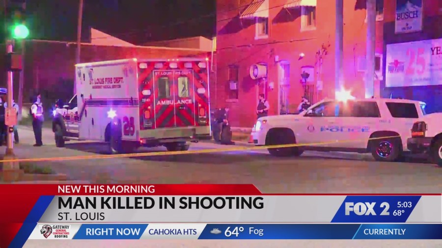Man shot, killed outside biker bar in north St. Louis