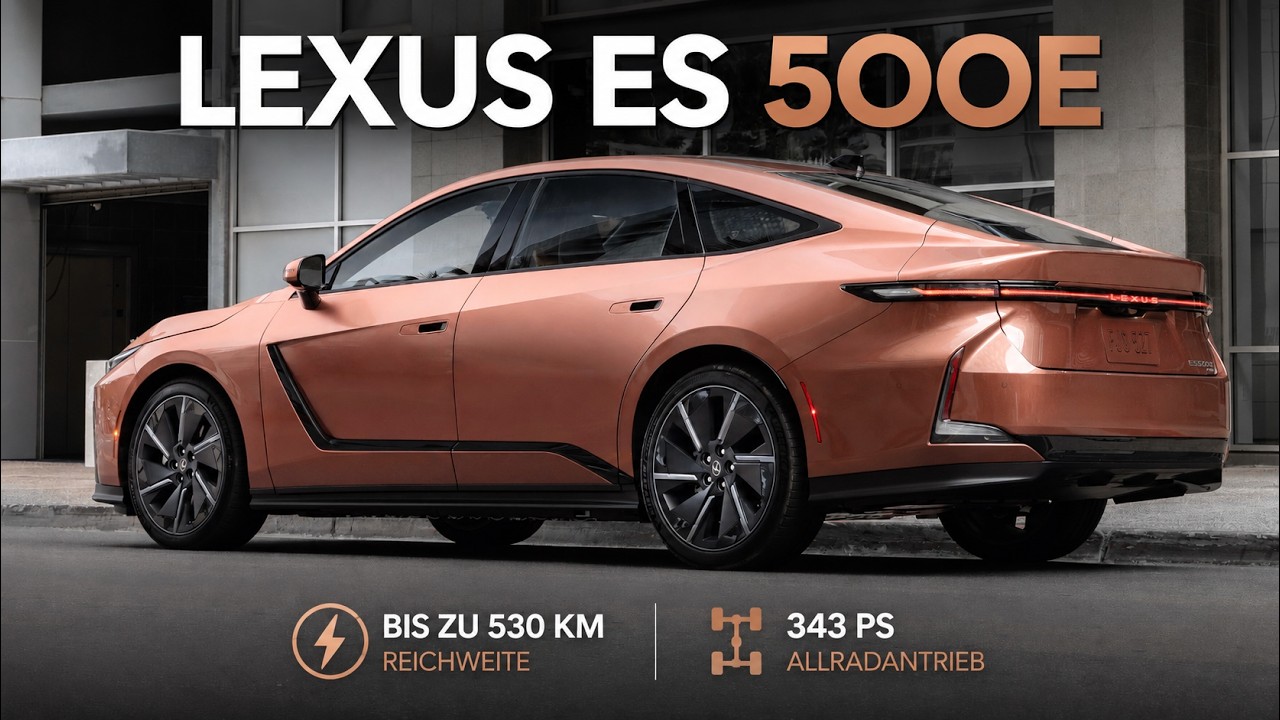 Lexus ES 500E Sonic Copper - Copper Cres | Luxus-Stromer 2027