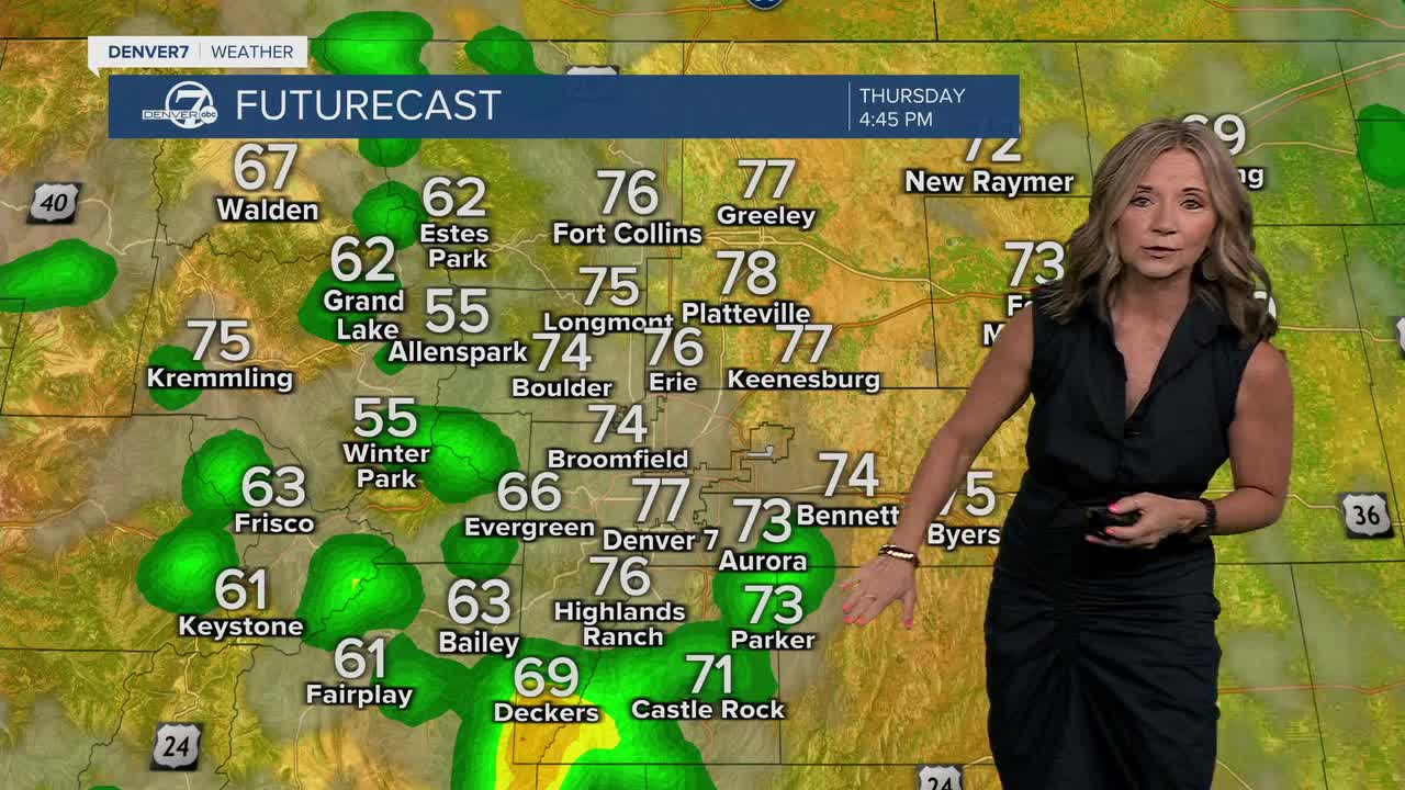More afternoon storms in store across the Denver metro area Thursday ...