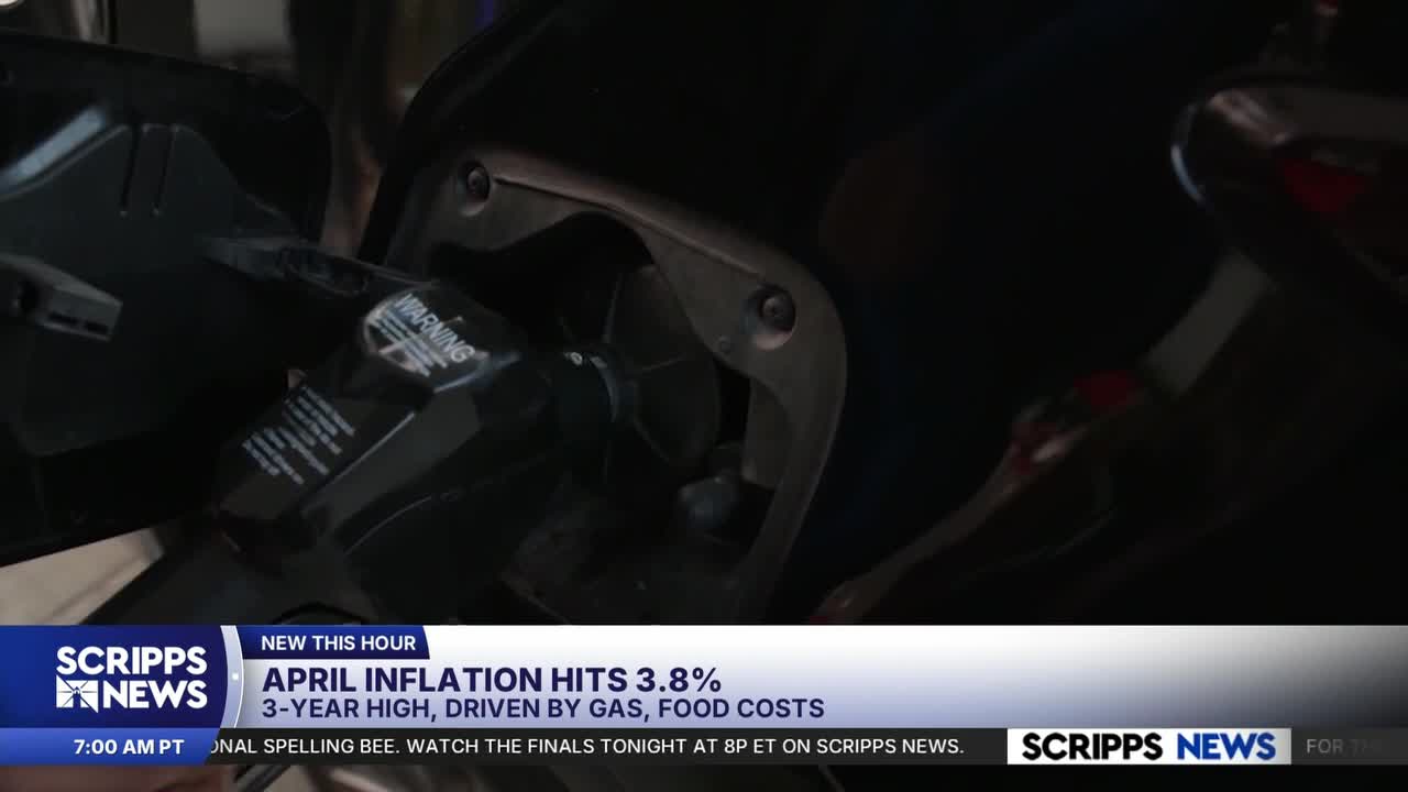 Core inflation at its highest in nearly 3 years as Fed considers rate hikes