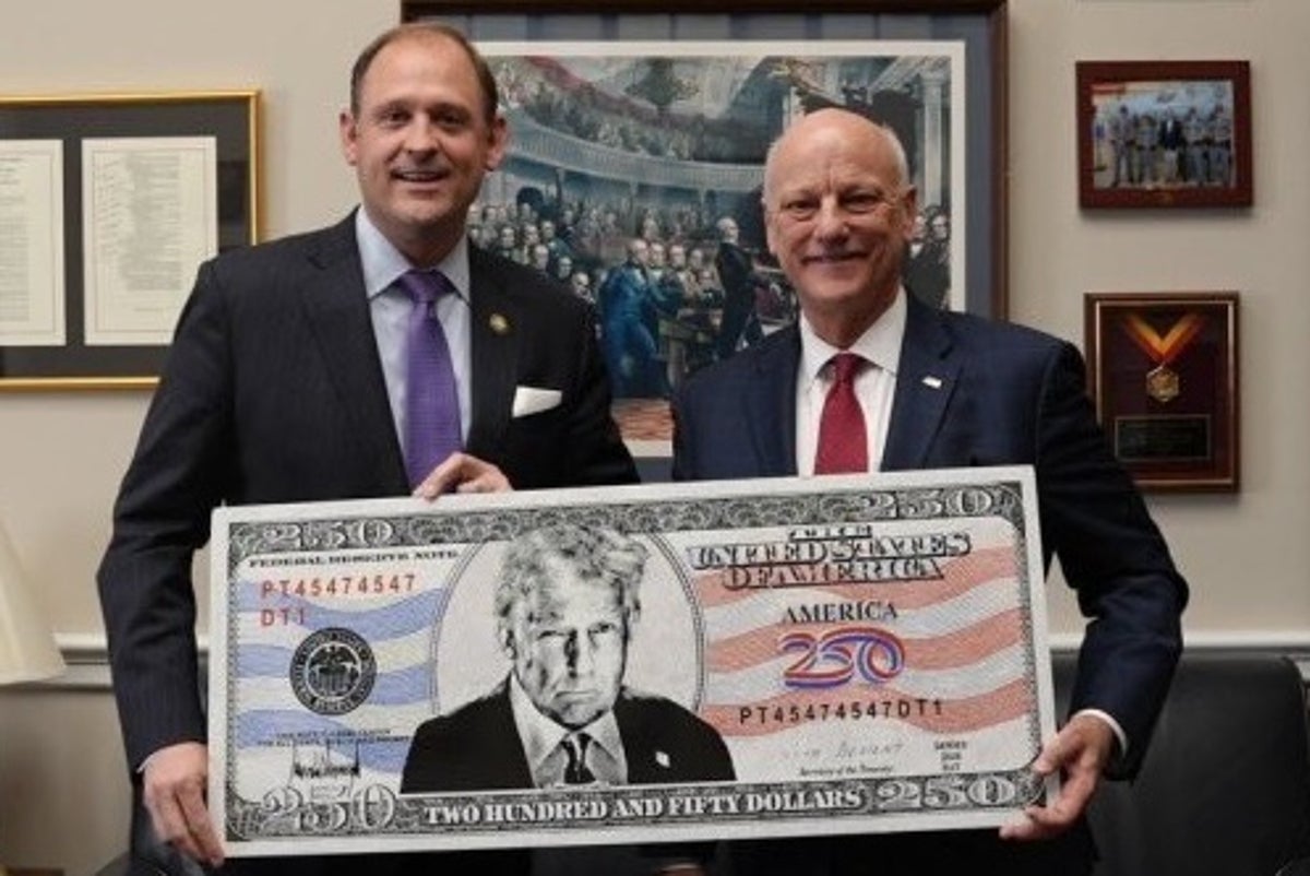 Trump now wants to create a new $250 bill with his face on it: report