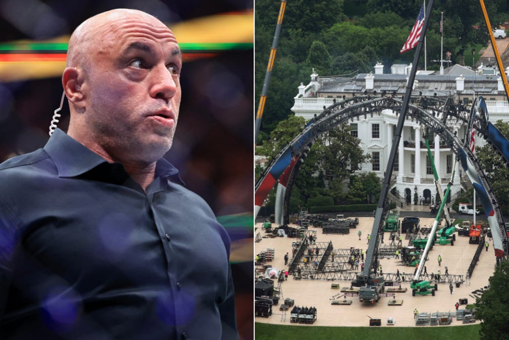 Joe Rogan concerned about bugs, heat affecting UFC White House fights