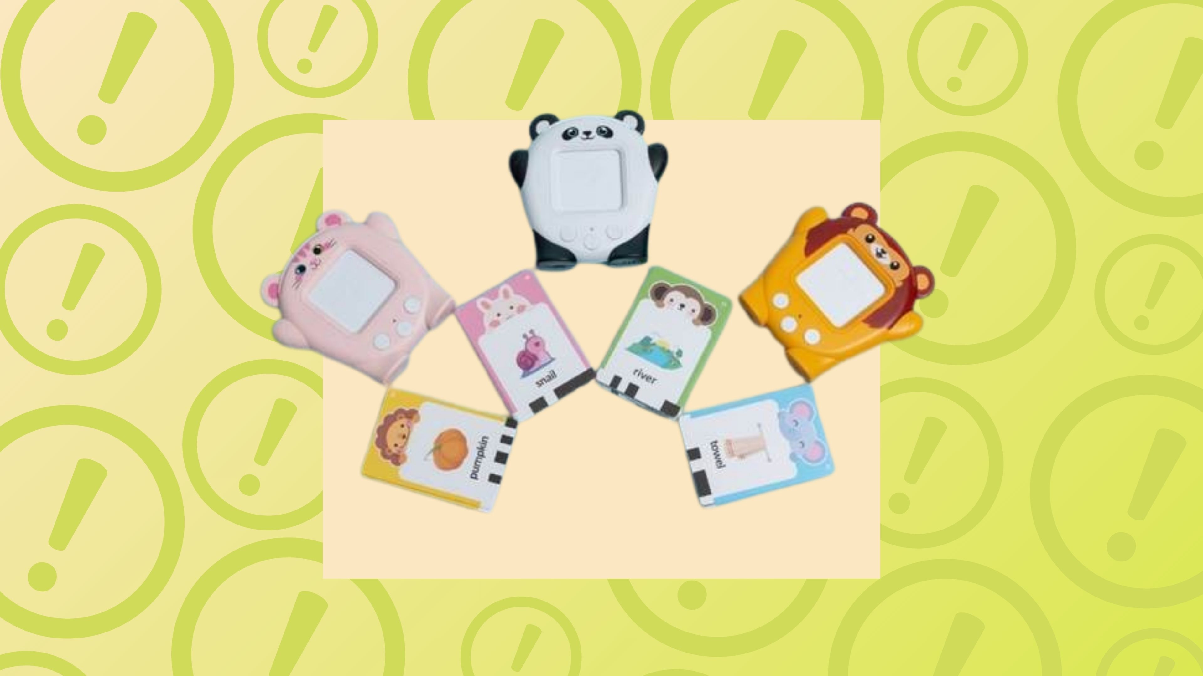 Digital Flashcards on Tablet