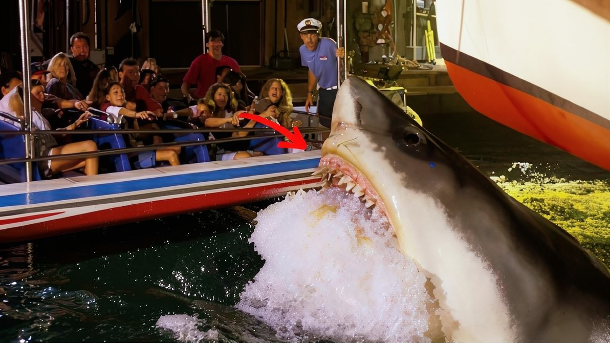 The infamous Jaws ride incident