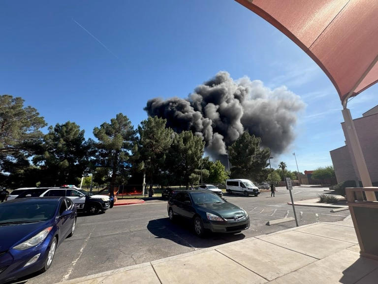 Las Vegas Fire & Rescue investigates playground blaze, no injuries reported