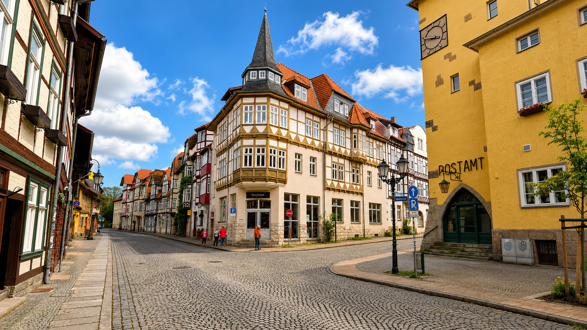 Explore colorful Wernigerode Germany in the Harz Mountains (4K)