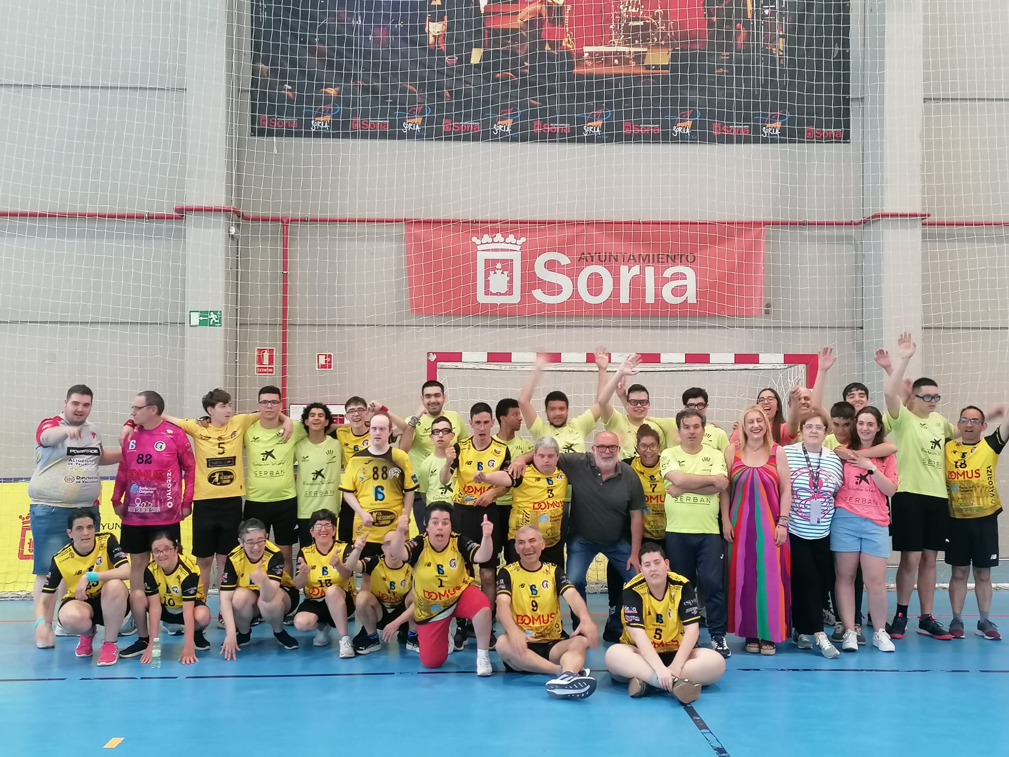 El Balonmano Soria celebra su jornada inclusiva