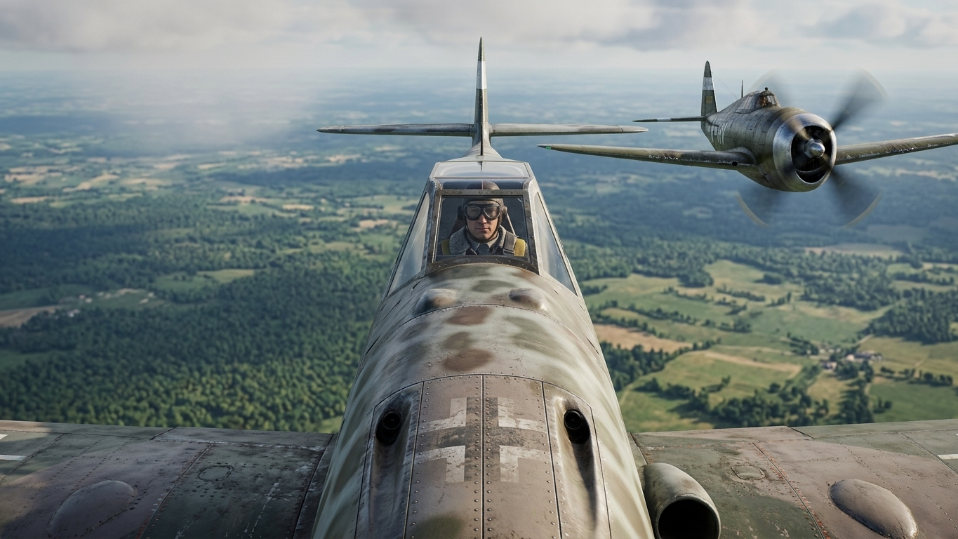 This German pilot saluted him - then tried to finish him off