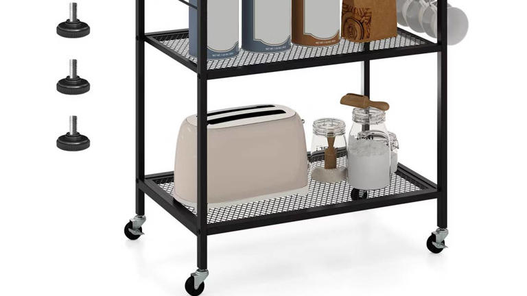 Target's 3-tier serving cart can declutter a tiny kitchen, and it's on ...