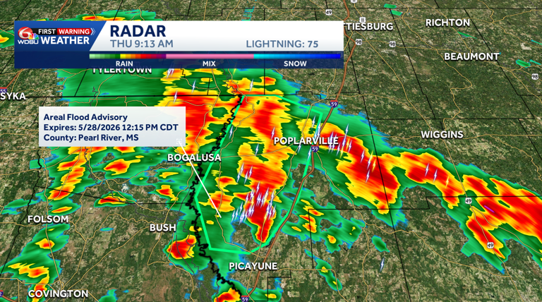 Flash flood warning issued for parts of New Orleans metro. What you ...