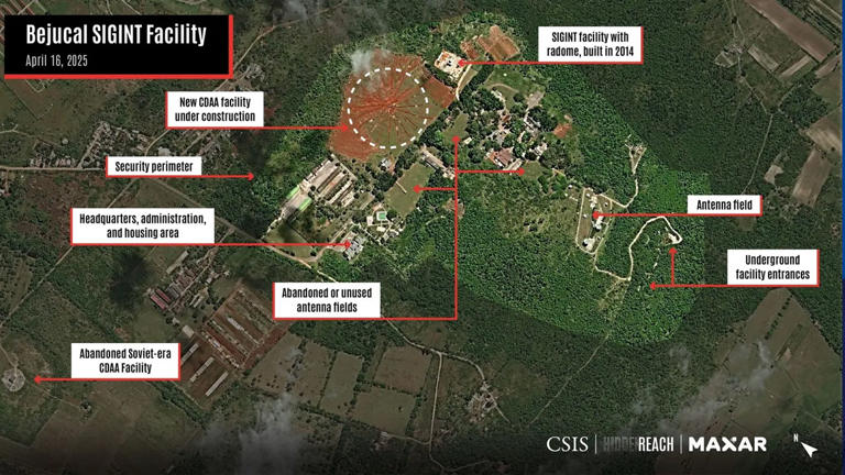 China-linked spy site expansion in Cuba raises alarms near key US ...