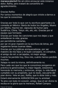 Muere actor de “María de todos los Ángeles” y Mara Escalante le dedica mensaje de despedida emotivo