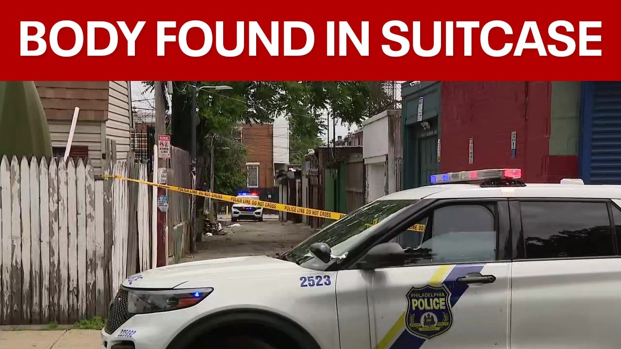 4 arrested after human remains found in suitcase in Philadelphia