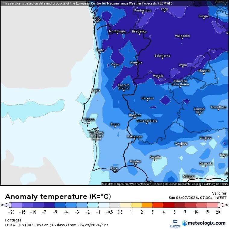 Neve em junho? O cenário louco que os modelos estão a desenhar