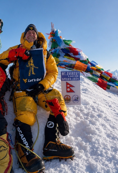 On the record: West Virginia University alum climbs Mount Everest